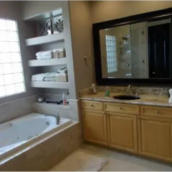 V Bath Remodel